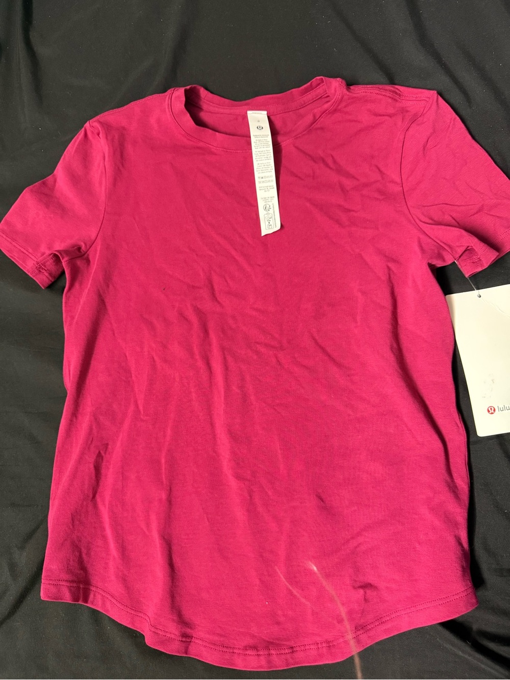 lululemon athletica Kids Short Sleeve Tee in Fuchsia Pink